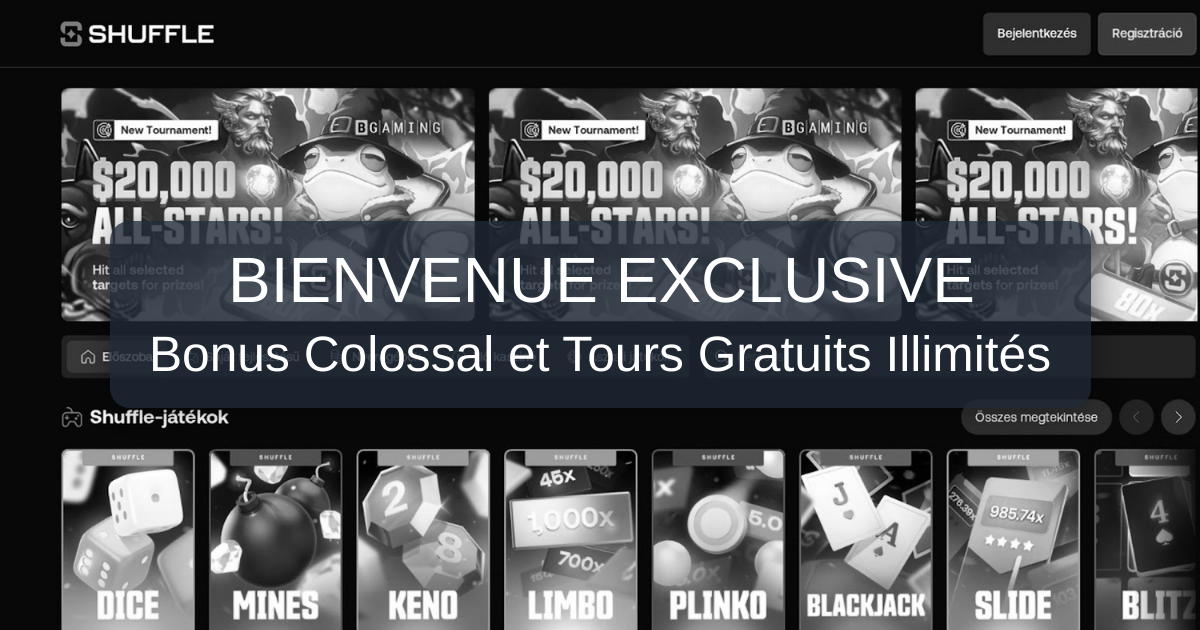 Shuffle Casino welcome bonus