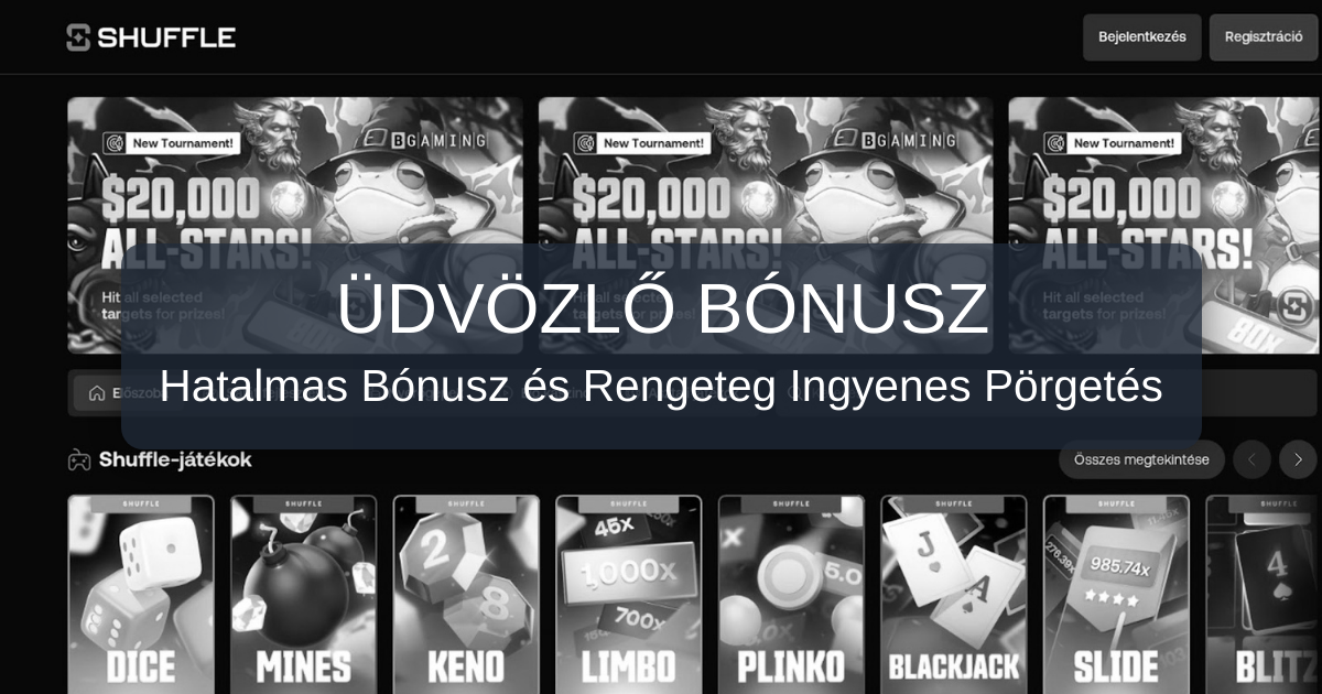 Shuffle Casino welcome bonus